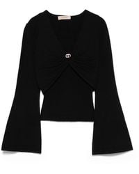 Twinset - Camicie A Doppia Set Nere - Lyst