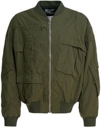 Junya Watanabe - Cotton And Nylon Bomber Jacket Jackets And Coats - Lyst