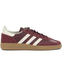 adidas Originals - Handball Spezial Bordeaux Leather Rubber Sneakers - Lyst