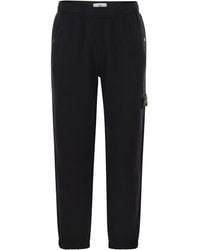 Stone Island - Pantalones jogger de corte estándar con bolsillo de temporada de - Lyst