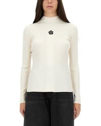 KENZO - Jersey With Embroidery "Boke Flower 2.0" - Lyst