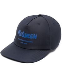McQueen - Honkbalpet Met Graffiti-Print - Lyst