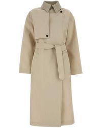 Bottega Veneta - Shirt Collar Trench Coat - Lyst