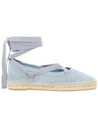 Castañer - Baby Ovine Leather Organic Cotton Flats - Lyst