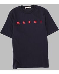 Marni - Girls' Short-Sleeve T-Shirt With Logo Detail - Lyst