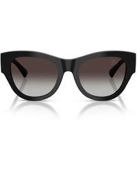 Burberry - Zonnebril Be4491 30018 G Zwart/grijs Gradiënt Dames - Lyst