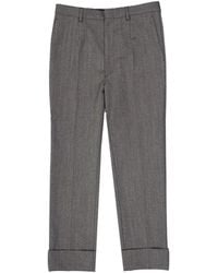 Prada - Straight Trousers - Lyst