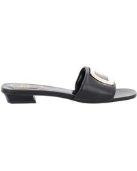 Roger Vivier - Mule Sandal Belle Leather - Lyst
