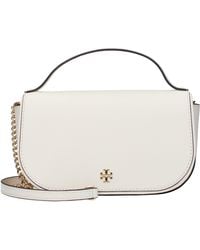 Tory Burch - Handbags Emerson Ivory And Leather - Lyst