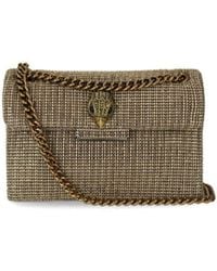 Kurt Geiger - Kensington Mini Gold Crossbody Bag - Lyst