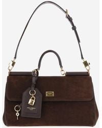 Dolce & Gabbana - My Sicily Medium Suede Handbag - Lyst