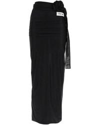 Dolce & Gabbana - Elastane Long Skirt - Lyst