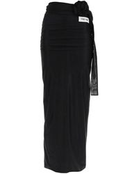 Dolce & Gabbana - Jersey Stretch Maxi Skirt - Lyst