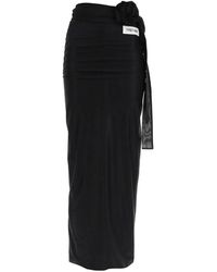 Dolce & Gabbana - Jersey Stretch Maxi Rok - Lyst