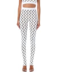 Marine Serre - All-Over Moon Print Leggings - Lyst