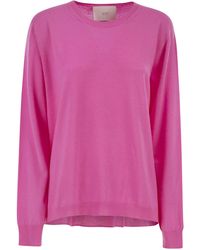 Vanisé - Cashmere Crew-Neck Jumper With Fluid Silhouette - Lyst