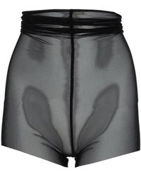 Rick Owens - Semitransparent Highwaisted Shorts - Lyst