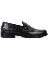 ALBERTO - Leather Loafers - Lyst