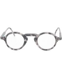 Thom Browne - Marbled Round Frame Glasses - Lyst