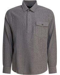 Vince - Chemise à chevrons - Lyst