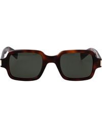 Saint Laurent - Squared Sunglasses Sl 720 003 - Lyst