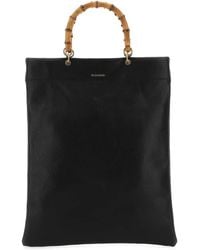 Jil Sander - Leather Medium Shopping Bag - Lyst