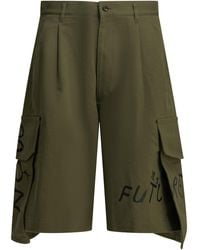 Comme des Garçons - Comme Des Garçons Overhemd-cargoshort Met Print - Lyst