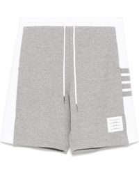 Thom Browne - Shorts Met Vier Strepen - Lyst
