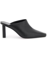 Courreges - Courreges Leather Mules For - Lyst