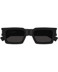 Saint Laurent - Zonnebril Sl 572 001 Zwart/grijs Unisex - Lyst