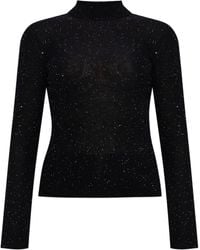 Fabiana Filippi - Jumpsuit Met Hoge Hals Verfraaid Met Pailletten - Lyst
