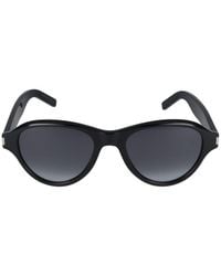 Saint Laurent - Zonnebrillen Sl 520 Sunset 001 Black Black Gray /19/2055 - Lyst