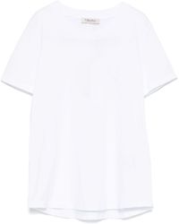 Max Mara - Logo Cotton T-Shirt - Lyst