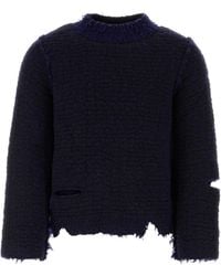 NAMACHEKO - Two Tone Wool Blend Sweater - Lyst