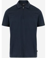 BOSS - Shirt Di Miscela Di Cotone Boss Hugo - Lyst