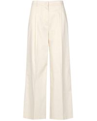 Grifoni - Broek Cream - Lyst