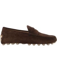 Tod's - Moccasina in pelle scamosciata in pelle scamosciata - Lyst