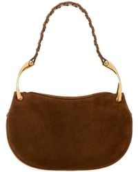 McQueen - Suede Wishbone Shoulder Bag - Lyst