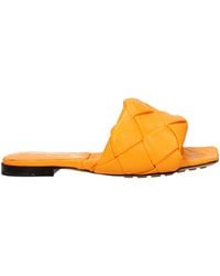 Bottega Veneta - Mandarin Leather Sandals And Clogs - Lyst