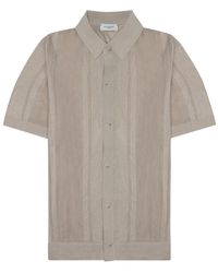 Paolo Pecora - Short-Sleeve Knit Button-Up Shirt - Lyst
