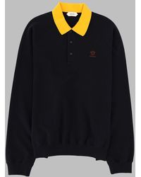 Versace - Polo-Collar Sweatshirt - Lyst