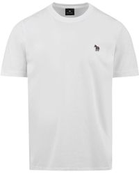 Paul Smith - T-shirts En Polo's Wit - Lyst
