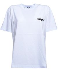 MSGM - T-shirts En Polo's - Lyst