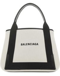 Balenciaga - Cabas Small Canvas Tote Bag - Lyst