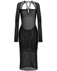 Nensi Dojaka - Vestido largo acanalado - Lyst