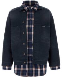 Balenciaga - Dark Denim Jacket - Lyst