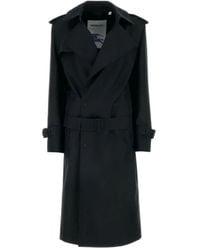 Burberry - Blend Silk Trench Coat - Lyst