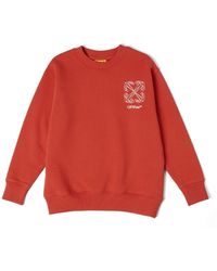 Off-White c/o Virgil Abloh - Arrow Stitched Crewneck - Lyst