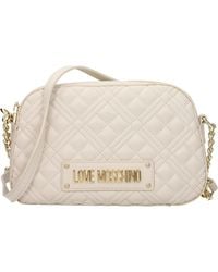 Love Moschino - Crossbody Bags Polyurethane/Ivory - Lyst