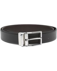 Emporio Armani Exclusive - Exclusieve Lederen Riem Van Emporio Armani - Lyst